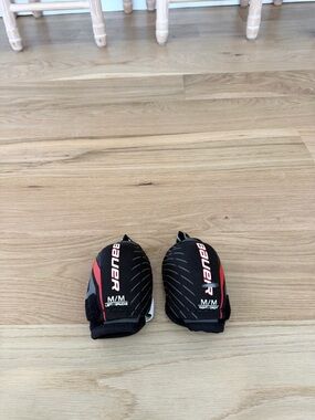 Bauer Lil' Sport Youth Ice Hockey Elbow Pad Size M/M